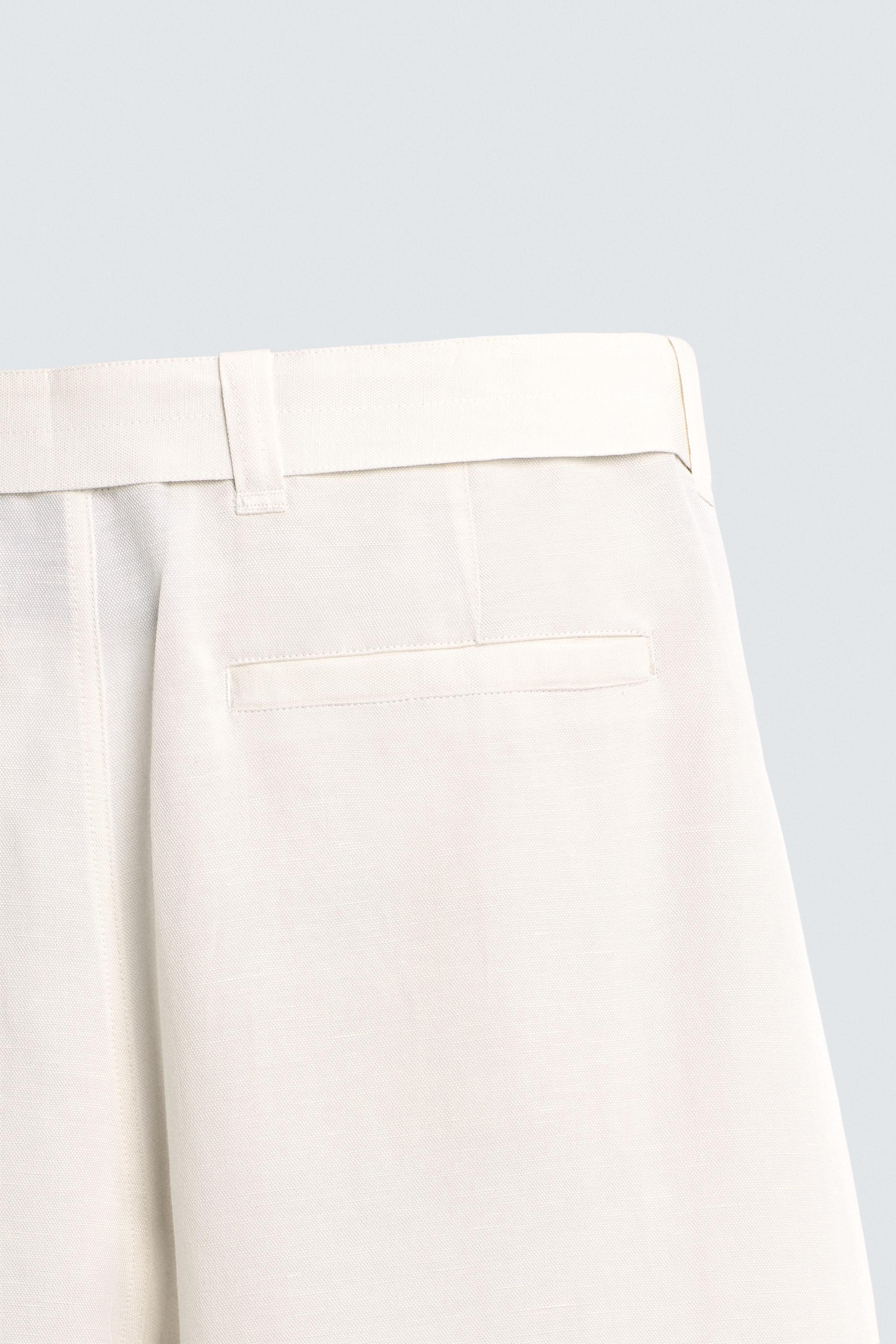 PANTALON RELAXED FIT VISCOSE - LIN CEINTURE